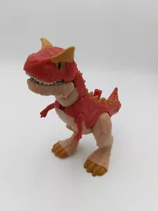 Imaginext Jurassic World Red Carnotaurus Dinosaur Toy Mattel 2018 - Picture 1 of 6