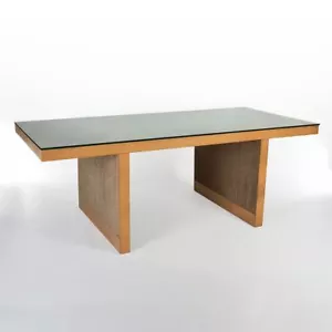 Vitra ‘Easy Edges’ Desk Gehry Original Vintage Glass Topped Cardboard Office - Picture 1 of 8
