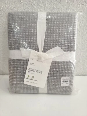 Pottery Barn бельгийская льняная льняная наволочка стандартный размер 8571063 серая - Изображение 1 из 4