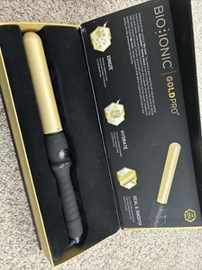 Bio Ionic Gold Pro Styling Iron Wand 1.25” Curling Ceramic - Picture 1 of 4