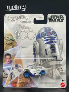 Hot Wheels Disney Star Wars Character Cars Toys Die-Cast - R2-D2 100 Years - Picture 1 of 2