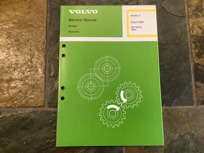 1983 1984 1985 1986 1987 Volvo 740 760 B28F Manual de reparación del taller de servicio del motor Foto 1 de 3