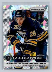 2013-14 Panini Prizm Expo Cracked Ice #327 Zemgus Girgensons Buffalo Sabres - Picture 1 of 2