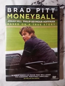 Moneyball (DVD, 2011) Brad Pitt, Philip Seymour Hoffman, Jonah Hill Tested - Picture 1 of 3