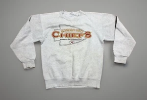 Vintage Kansas City Chiefs Starter Crewneck Sweatshirt Youth 18-20 Made In USA - Picture 1 of 8