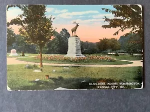 Elk's Rest Mount Washington Kansas City MO Litho Postcard H1208082910 - Picture 1 of 3
