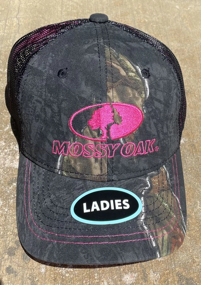 Mossy Oak Ladies Adjustable Baseball Hat Camo One Size Fits Most New. - Image 1 of 1