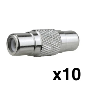 Construct Pro RCA Female to RCA Female Adaptors (10 Pack) - Picture 1 of 6