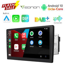 Produktbild - 10,1" IPS Bildschirm Android Octa Core 2DIN Autoradio GPS Navi CarPlay Bluetooth