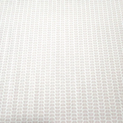 Funanimals BTY Maude Asbury Mezcla Telas Blanco Tostado Mod Floral Rayas Foto 1 de 3