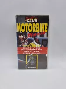 Motorrad Mania VHS 1991 - getestet & spielt reibungslos - PAL - kostenlos UK P&P - Bild 1 von 11
