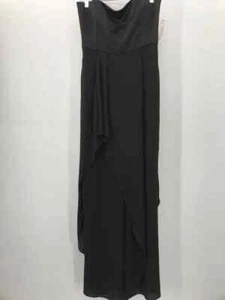 Pre-Owned Halston Heritage Black Size 8 Strapless Jumpsuit - Picture 1 of 3