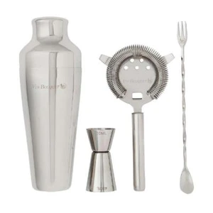 Vin Bouquet 4-Piece Stainless Steel Cocktail Set - Picture 1 of 4