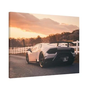 Lamborghini Huracan High Resolution Museum Quality Horizontal Canvas Print #023 - Picture 1 of 10