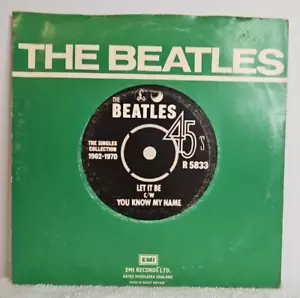 Beatles– Let It Be c/w You Know My Name Parlophone R 5833 7" 45 Single Record NM - Picture 1 of 7