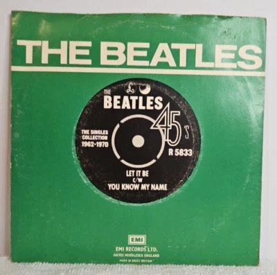 Beatles– Let It Be c/w You Know My Name Parlophone R 5833 7" 45 Single Record NM - Image 1 of 4