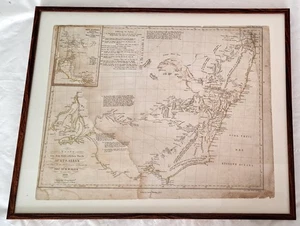 Resolución.Estado encontrado.Bonito mapa antiguo Australia-Perthes aprox.1834.Ver - Imagen 1 de 10