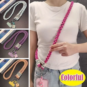 Detachable Phone Wrist Strap Neck Hanging Cord Phone Charm Accessories - Photo 1 sur 12