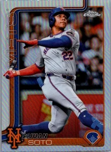 2025 Topps Chrome Refractor Juan Soto #200 New York Mets - Bild 1 von 2
