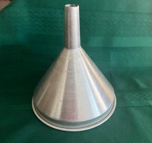 Embudo de cocina de aluminio vintage multiusos diámetro 4 3/4" 5,5" de alto - Imagen 1 de 5