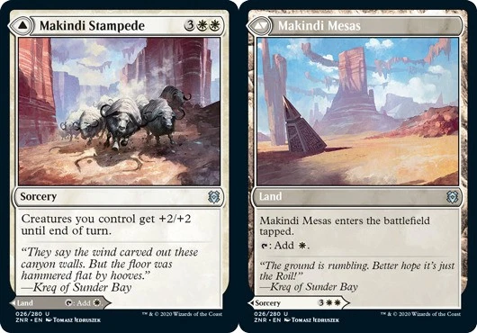 x1 Makindi Stampede // Makindi Mesas - Zendikar Rising - NM - MTG - Image 1 of 1