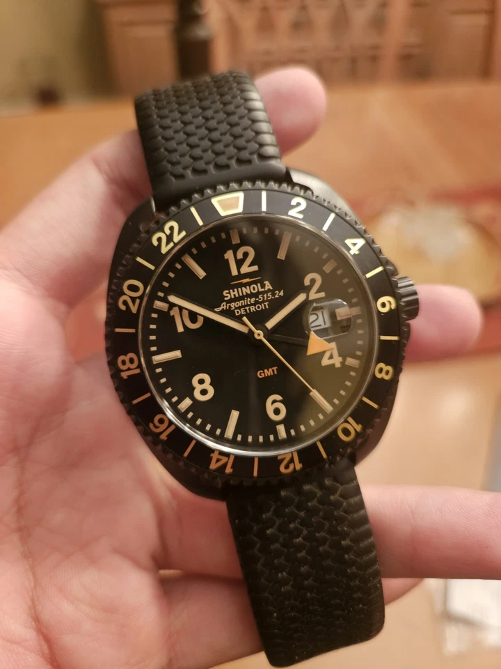 Rare Shinola GMT Rambler Argonite 515.24 - Image 1 of 4