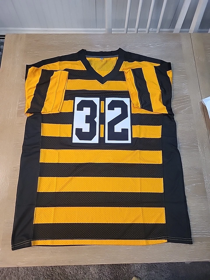 全新无标签 PITTSBURGH 钢人队 BUMBLEBEE THROWBACK 球衣 #43 Troy Polamalu 尺寸 XXL — 第 1/4 张图片