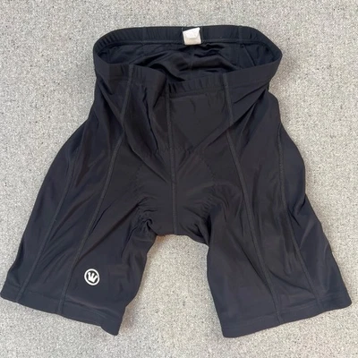 Мужские гелевые велосипедные шорты Canari средний размер комфорт эластичные с подкладкой из спандекса черные - Изображение 1 из 4