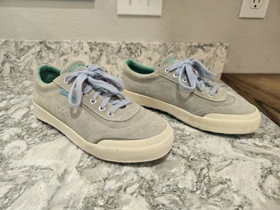 Zapatilla deportiva de skate Airwalk azul suave con cordones verde para mujer 9 Foto 1 de 4