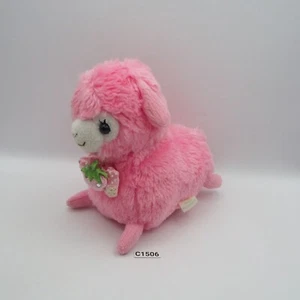 Muñeca de peluche Alpaca Baby Alpacasso Rosa C1506 Amuse 6" Japón - Imagen 1 de 10