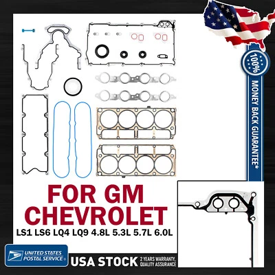 Juego de juntas LS apto para Chevrolet Silverado 2500 HD 2003-2009 6,0 L V8 Foto 1 de 4