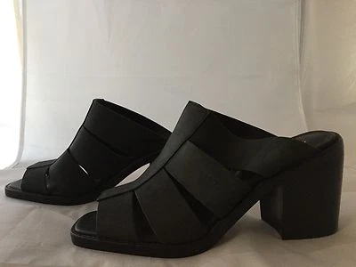 Sandalias Shellys London negras con tiras de nobuck, para mujer talla 9, $140 NUEVAS  Foto 1 de 4