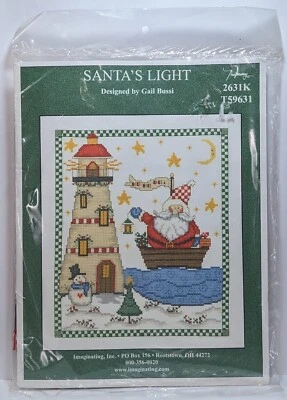 Imaginating SANTA'S LIGHT Kit de imágenes punto de cruz 2631K T59631 Gail Bussi ¡NUEVO! Foto 1 de 3