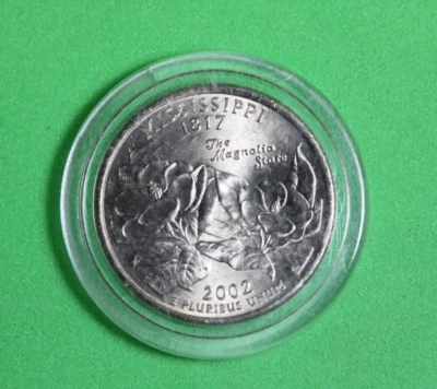 2002 - D Mint - Mississippi State Quarter P00432 - Image 1 of 2