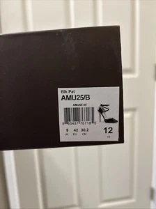 PLEASER AMU25/B Sexy 5" High Heel Black D'Orsay Pumps Shoes w/ Ankle Strap - Picture 1 of 2