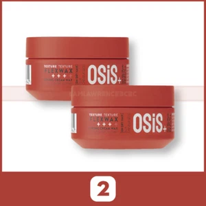 2X 85mL Schwarzkopf OSiS+ FLEXWAX Cream hair texture Clay Wax - Picture 1 of 3