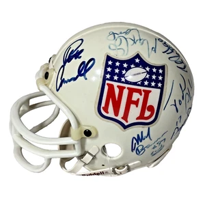Minicasco Riddell NFL 11 autógrafos Mark Bávaro Pete Carroll Daryl Johnston - Imagen 1 de 24