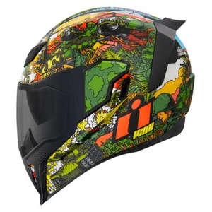 Icon Motorsports Airflite GP23 Groundpounder Full Face Motorcycle Helmet - Picture 1 of 8