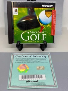 New Microsoft Golf PC-CD 1996 Windows 95/98 With Certificate Of Authenticity - Picture 1 of 2