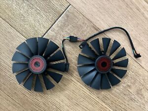 FD10015H12S Fans For ASUS STRIX R9 380 GTX970 980 980ti GAMING Graphics Cards