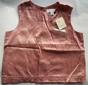 NWT Calypso (Christiane Celle) Enfant Girls 100% Silk Sleeveless Top Sz 8 Pink - Picture 1 of 7
