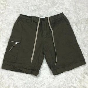 Five Four Men's Size 32 Quality Olive Green Single Cargo Drawstring Shorts K4 - Picture 1 of 12