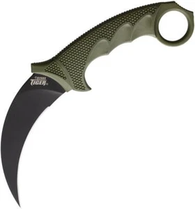 Cold Steel Tiger Fixed Knife 4.75" AUS-8A Steel Blade Grix-Ex And Kray-Ex Handle - Picture 1 of 2