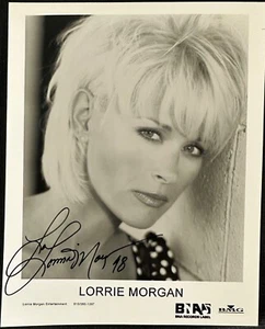 LORRIE MORGAN AUTOGRAPHED VINTAGE HAND- SIGNED PHOTO - THE BEST ON EBAY! - Picture 1 of 1