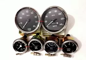 Smiths Kit- Elec Temp + Oil + Fuel +Volt Gauge+Speedometer +Tacho 100 mm - Picture 1 of 3