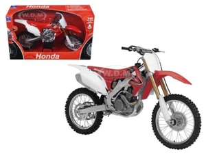 2012 HONDA CR 250R RED 1/12 DIECAST MOTORCYCLE MODEL BY NEW RAY 57463 - Picture 1 of 1