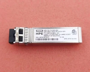HPE 721000-002 MSA 10Gb SR iSCSi SFP 876144-001 FTLX8574D3BCL-2H - Bild 1 von 2