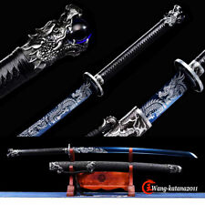 44" Chinese Blue Black Brotherhood of Blades Dao Sword Sharp Ming Dynasty Jian