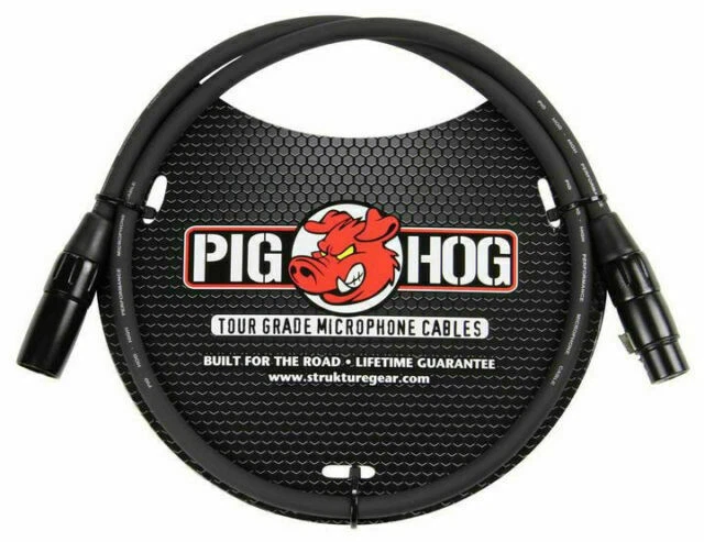 Pig Hog High Performance XLR Microphone Cable 3ft (PHM3)