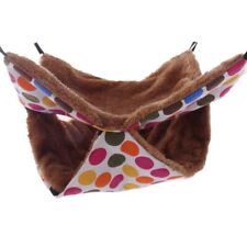 Rat Ferret Squirrel Pouch Nest Bed Toy Pet House Hammock Quilted for Chinchilla